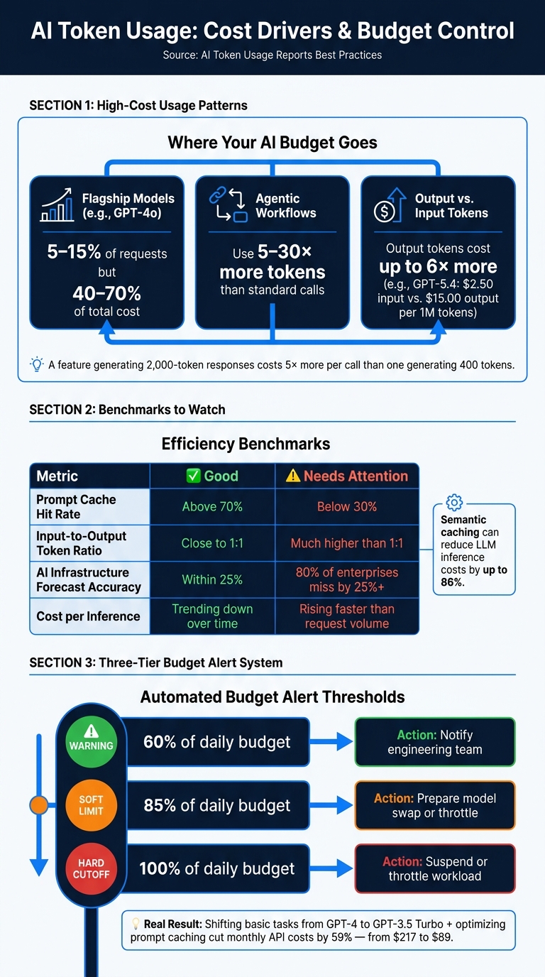 AI Token Usage Report: Key Metrics, Cost Drivers & Budget Alert Thresholds