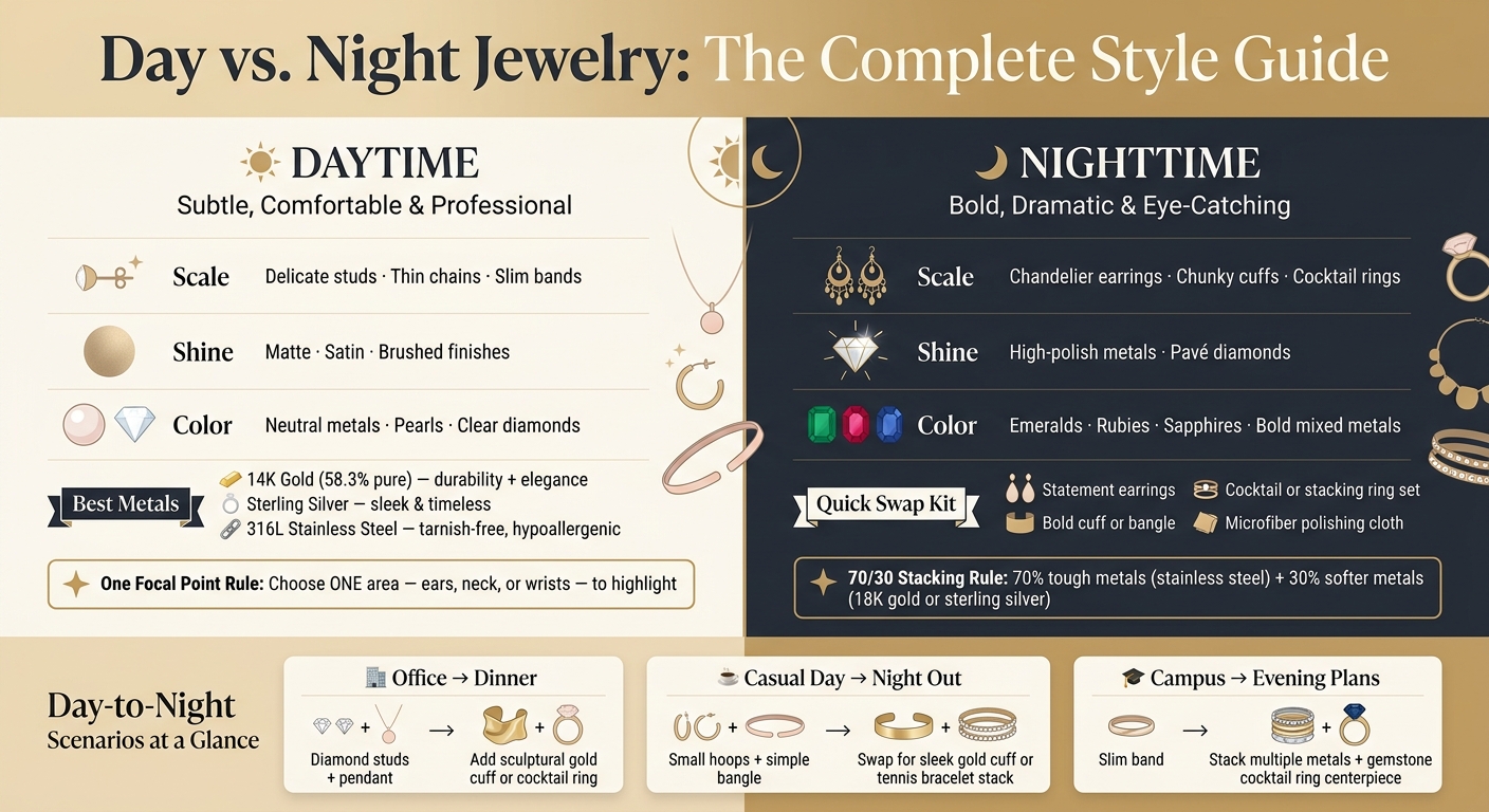 Day vs. Night Jewelry: The Complete Style Guide