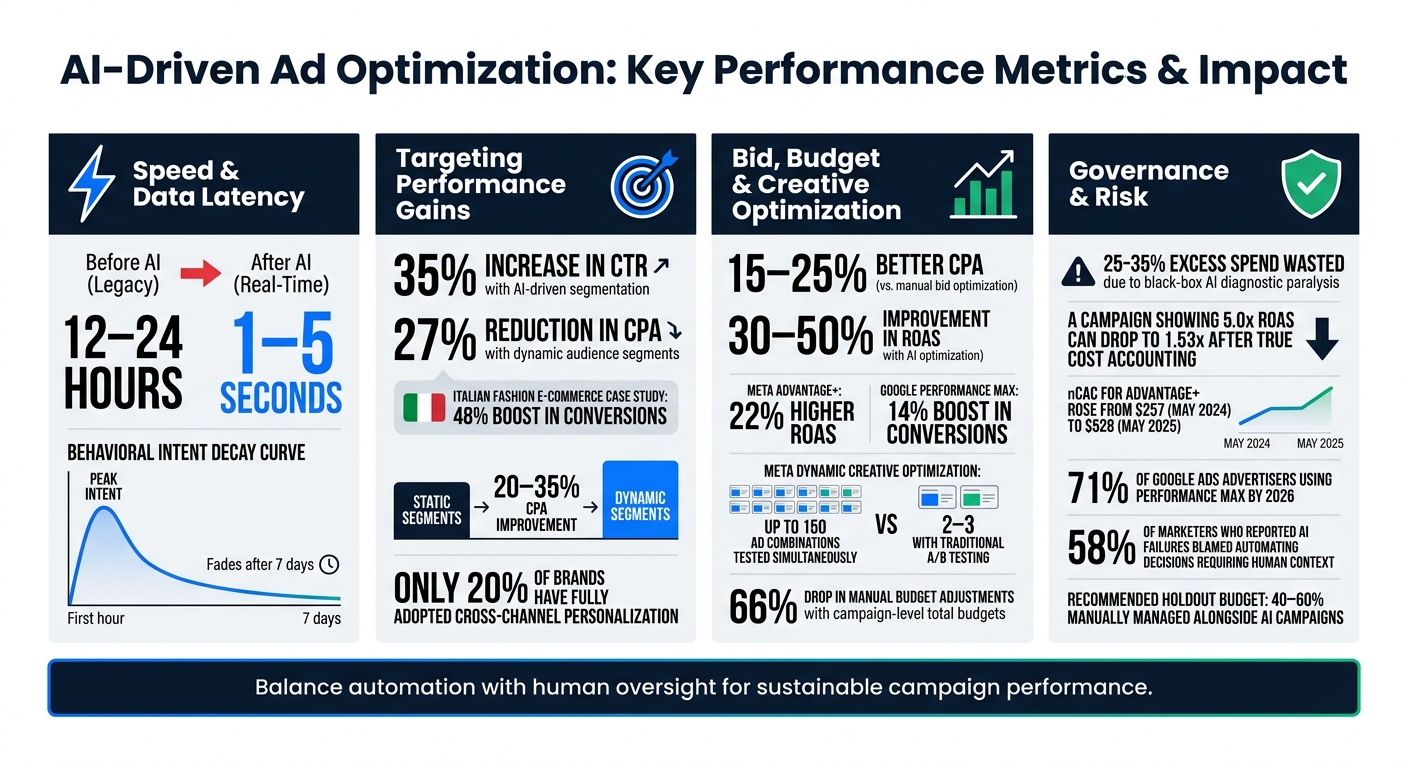 AI vs. Manual Ad Optimization: Key Performance Metrics