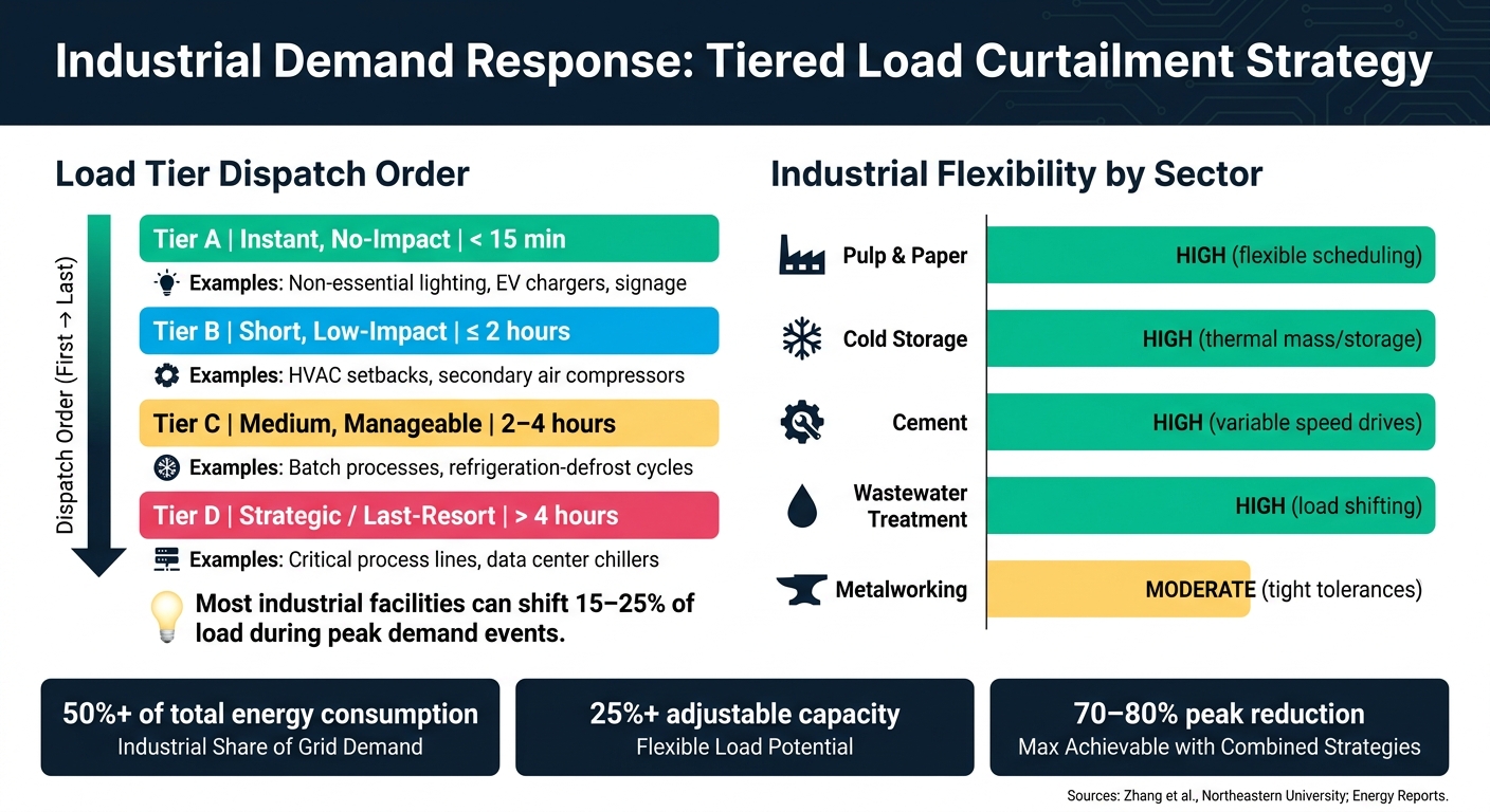 Industrial Demand Response: Load Tier Strategy & Flexibility by Sector
