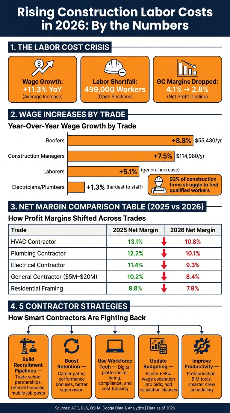 Construction Labor Costs 2026: Key Stats & Contractor Strategies