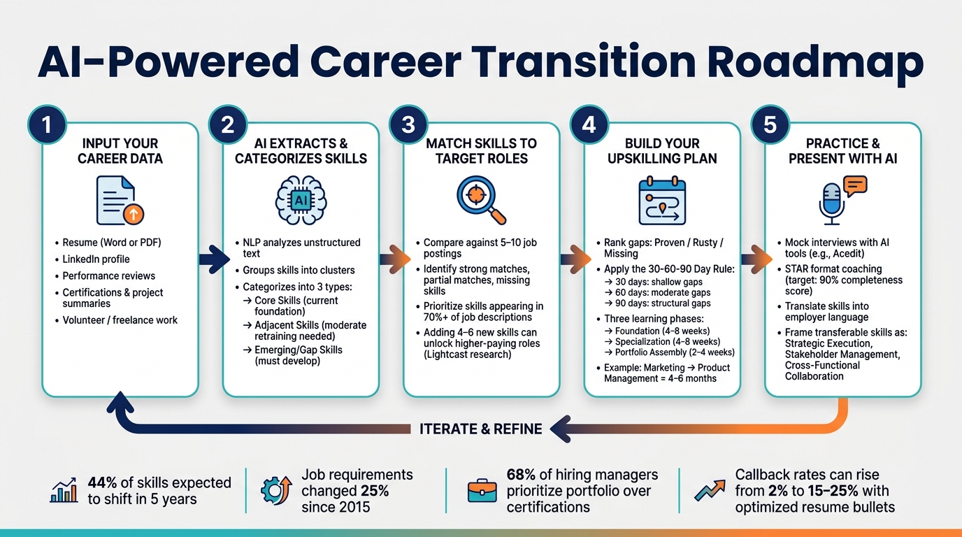 AI-Powered Career Transition Roadmap: From Skills Audit to Job Offer