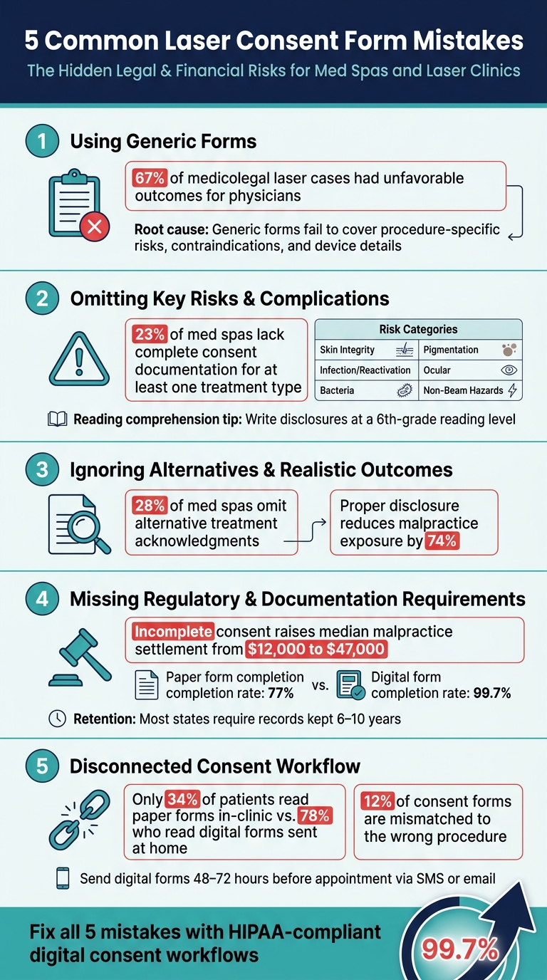 5 Laser Consent Form Mistakes: Key Stats & Risks