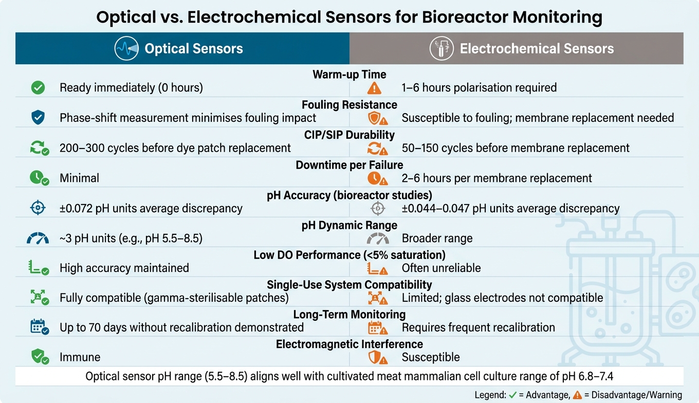 Optical vs Electrochemical Sensors for Bioreactor pH & DO Monitoring