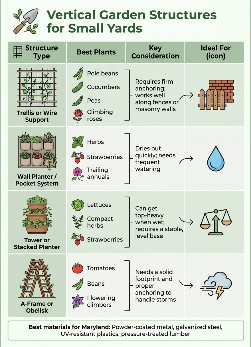 Vertical Garden Structures: Best Plants & Key Considerations