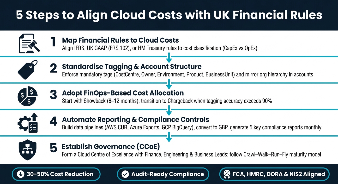 5 Steps to Align Cloud Costs with UK Financial Rules