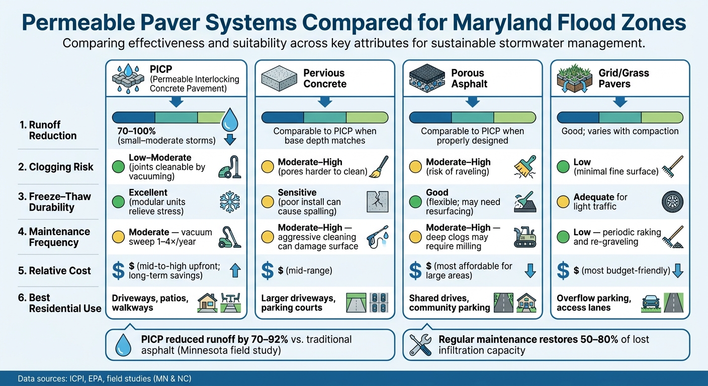 Permeable Paver Systems Compared: Performance, Cost & Best Use