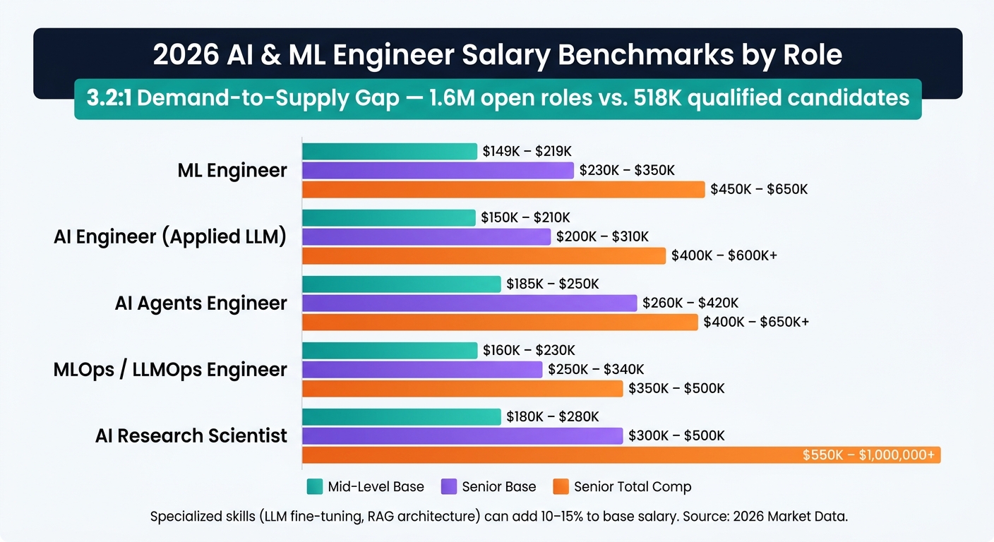 2026 AI & ML Engineer Salary Benchmarks by Role