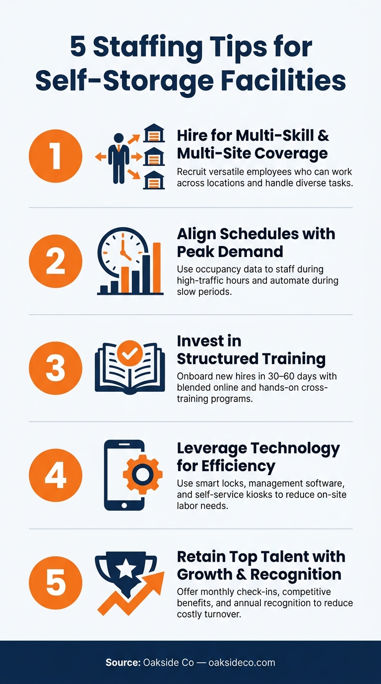 5 Staffing Tips for Self-Storage Facilities