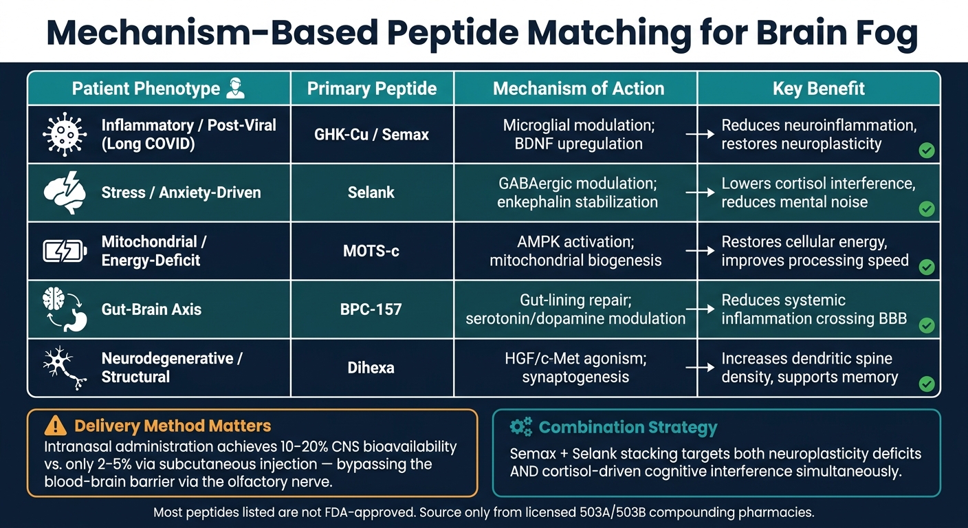 Peptides for Brain Fog: Matching Patient Phenotype to Treatment