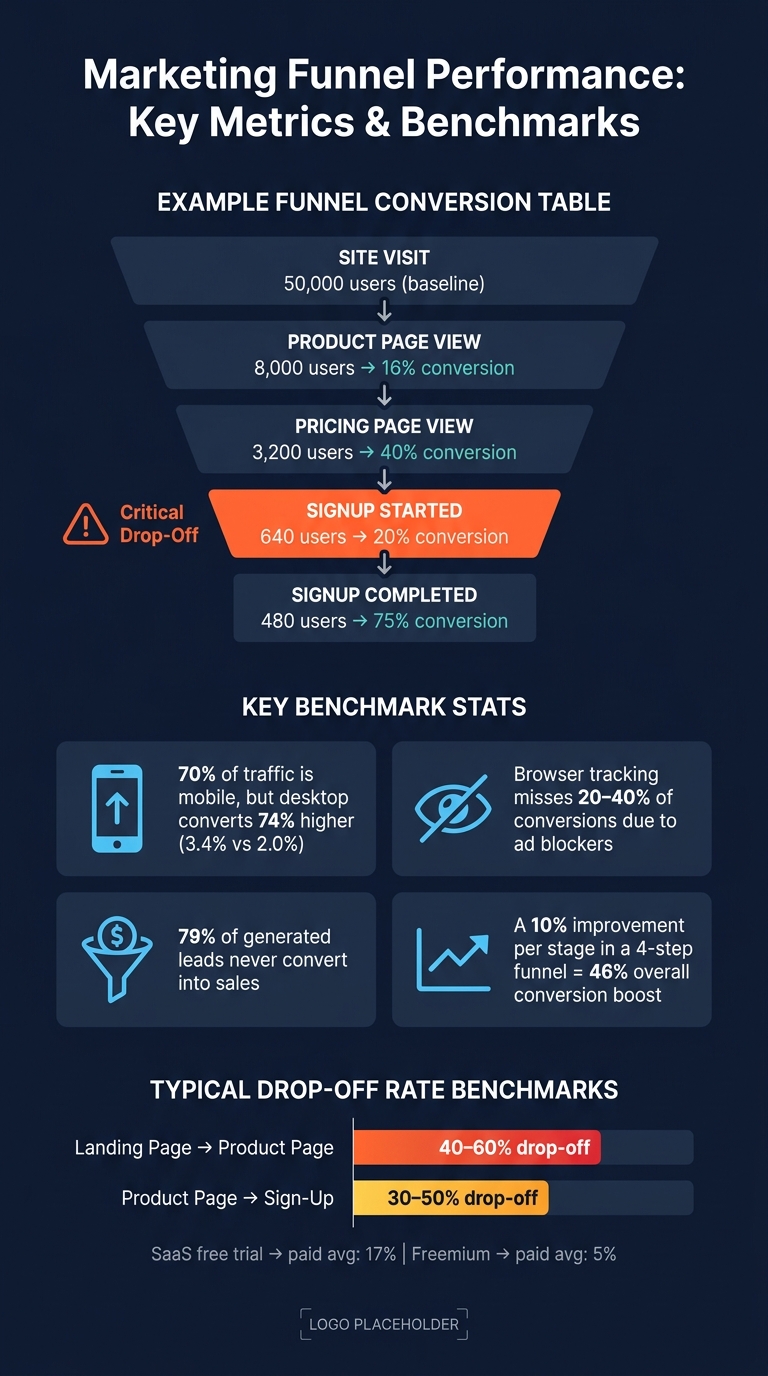 Marketing Funnel Performance: Key Metrics & Benchmarks