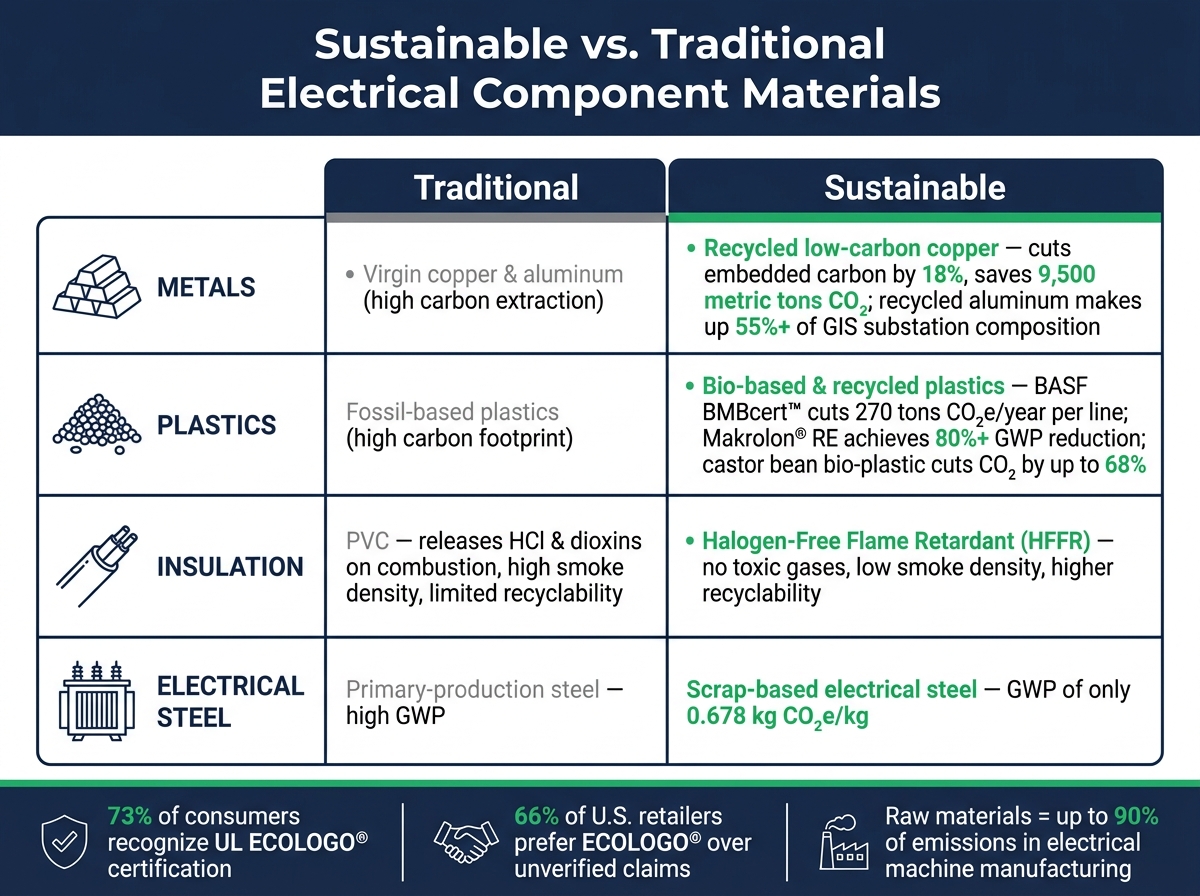 Sustainable vs. Traditional Electrical Component Materials: Key Metrics