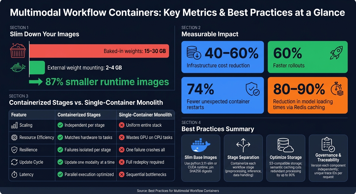 Multimodal Workflow Containers: Key Metrics & Best Practices at a Glance