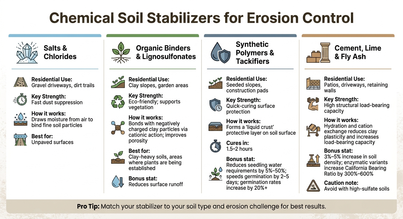 Chemical Soil Stabilizers for Erosion Control: Types, Uses & Benefits