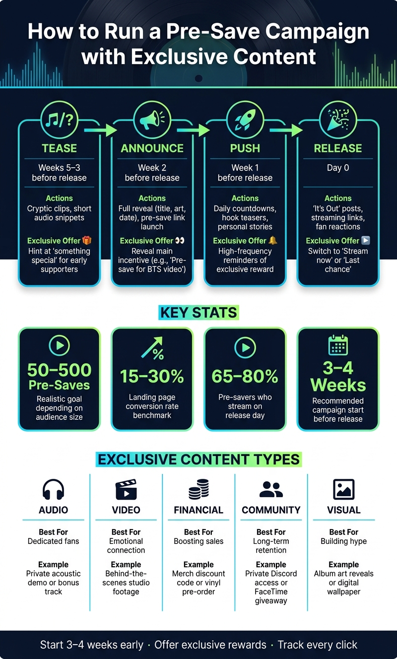 Pre-Save Campaign Timeline: From Planning to Release Day
