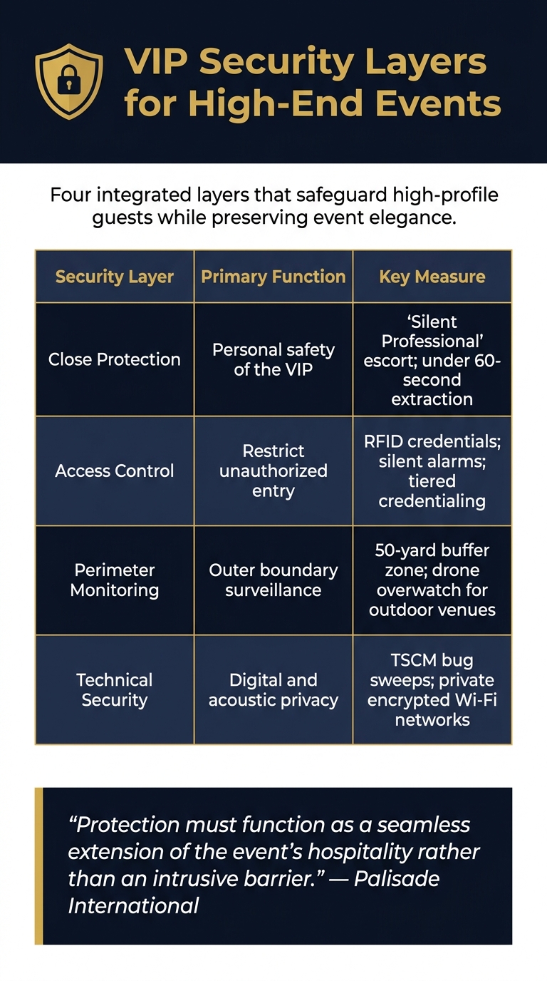 VIP Security Layers for High-End Events: A Complete Breakdown