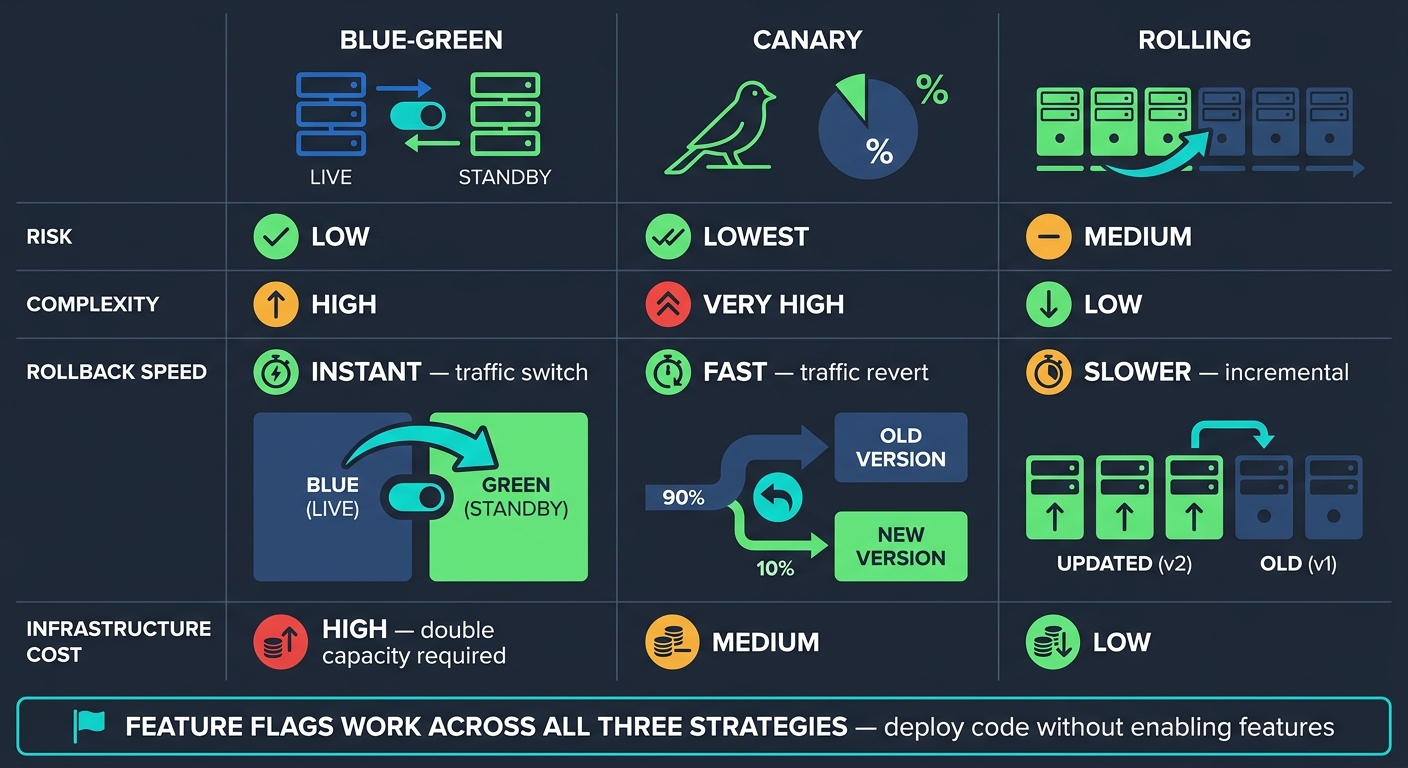 Continuous Delivery Release Strategies: Risk, Complexity &amp; Cost Compared
