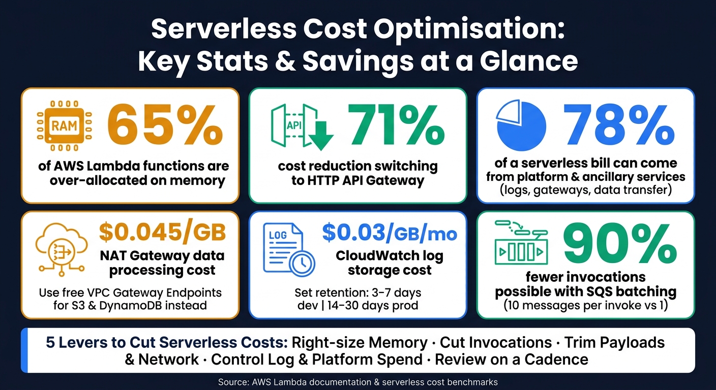 Serverless Cost Optimisation: Key Stats &amp; Savings at a Glance