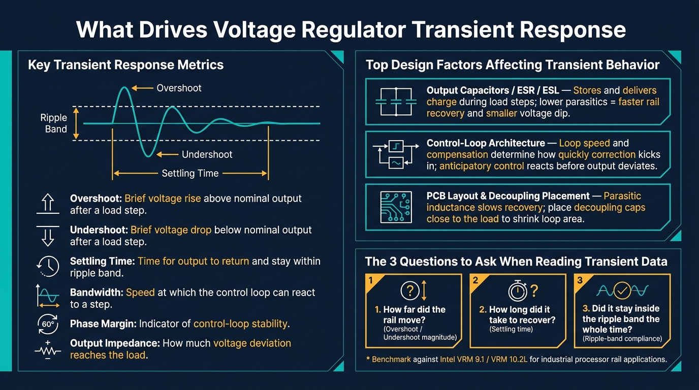 Voltage Regulator Transient Response: Key Metrics & Design Factors