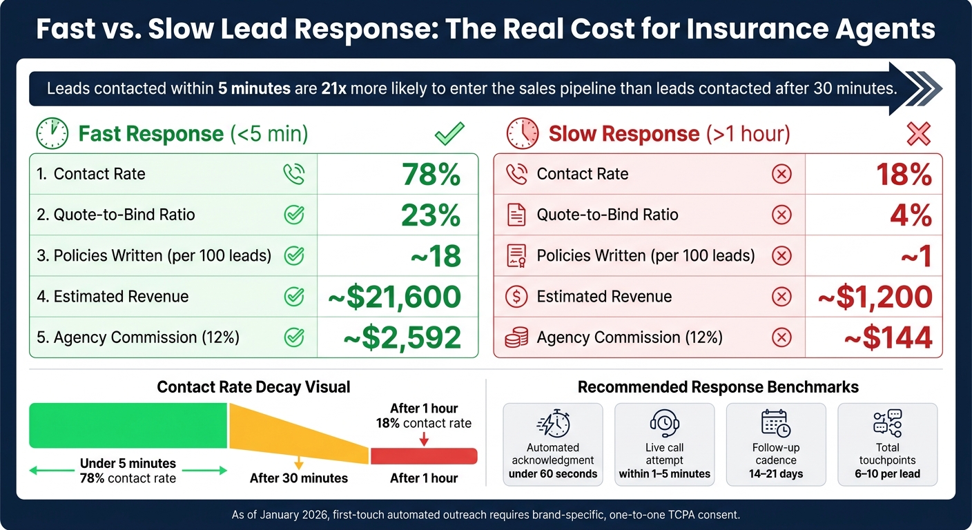 Fast vs. Slow Lead Response: The Real Cost for Insurance Agents