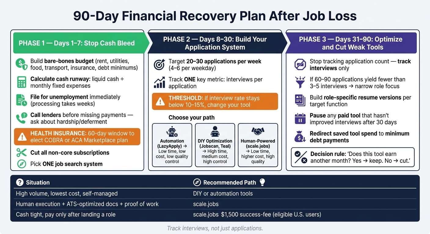90-Day Financial Recovery Plan After Job Loss