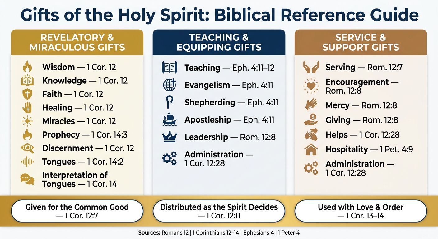 Spiritual Gifts of the Holy Spirit Guide