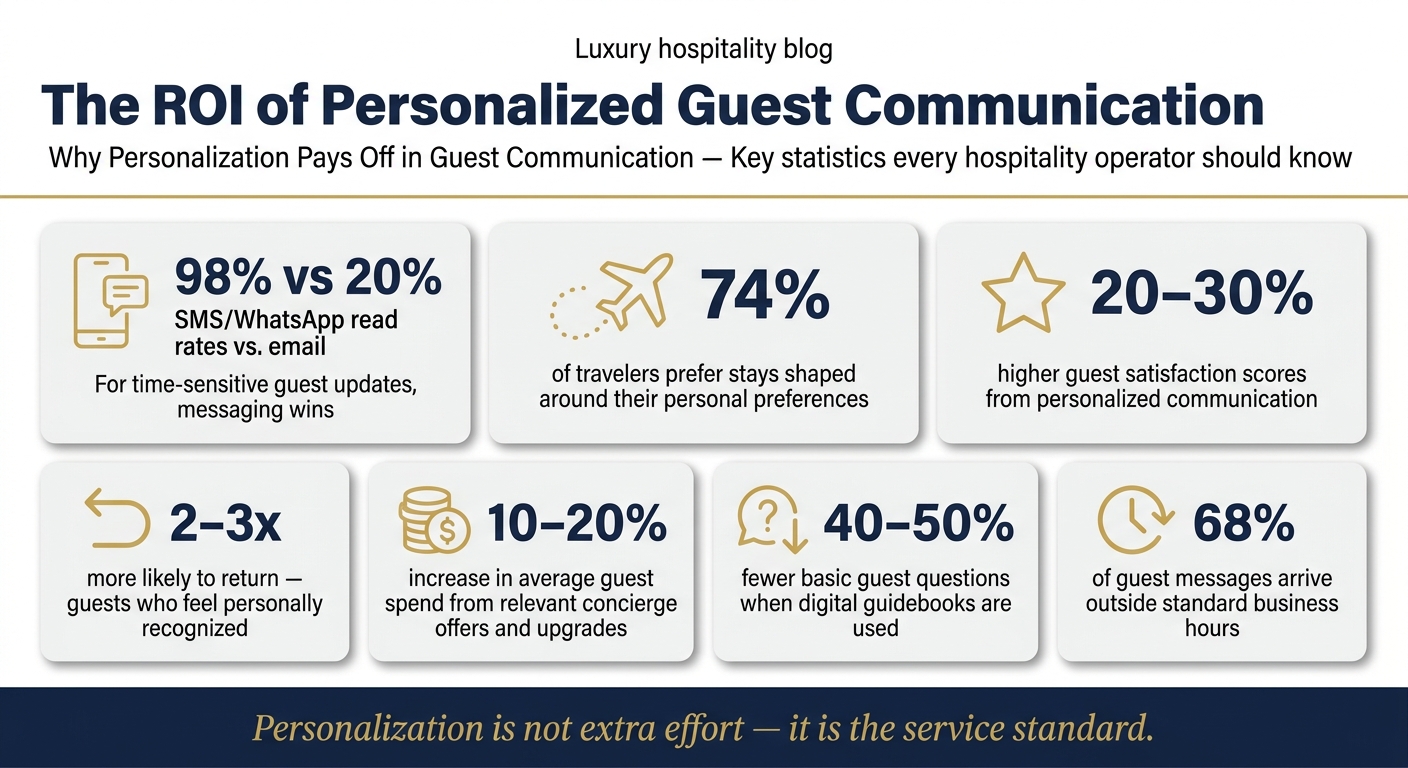 The ROI of Personalized Guest Communication: Key Stats
