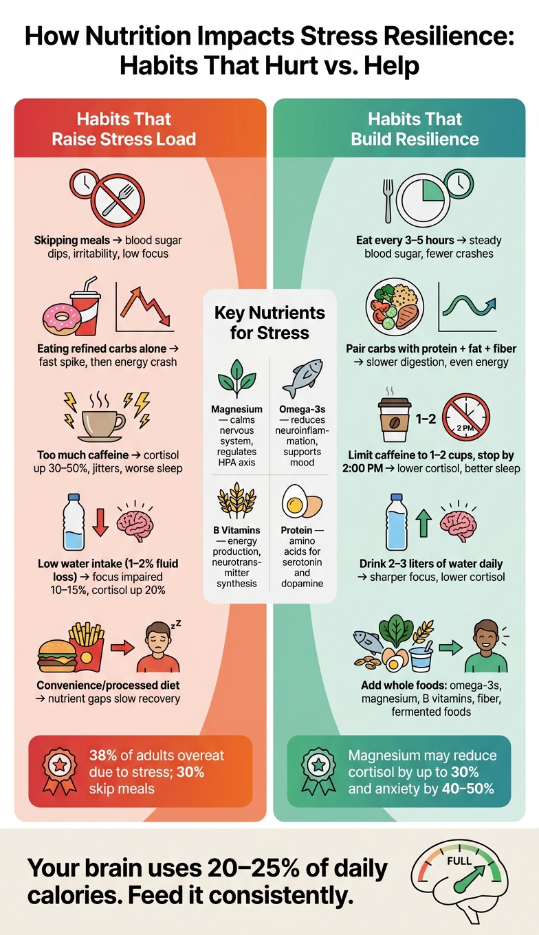 Nutrition Habits That Hurt vs. Help Stress Resilience