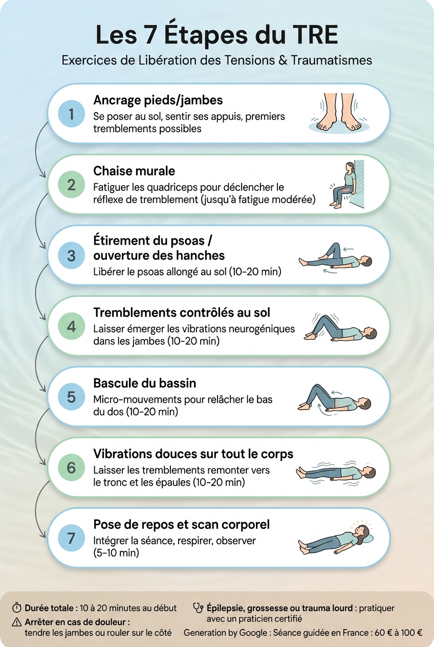 Les 7 Étapes du TRE pour Réguler le Système Nerveux