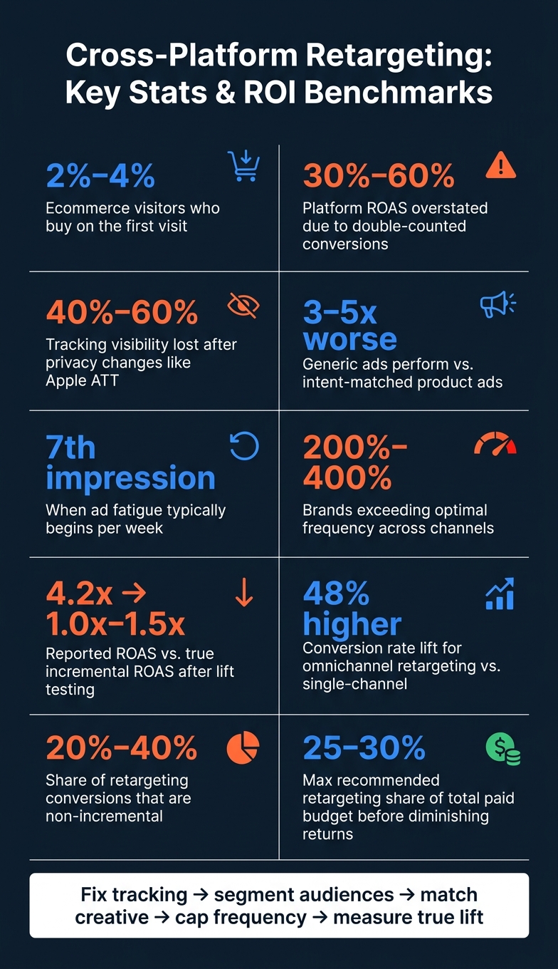 Cross-Platform Retargeting: Key Stats & ROI Benchmarks