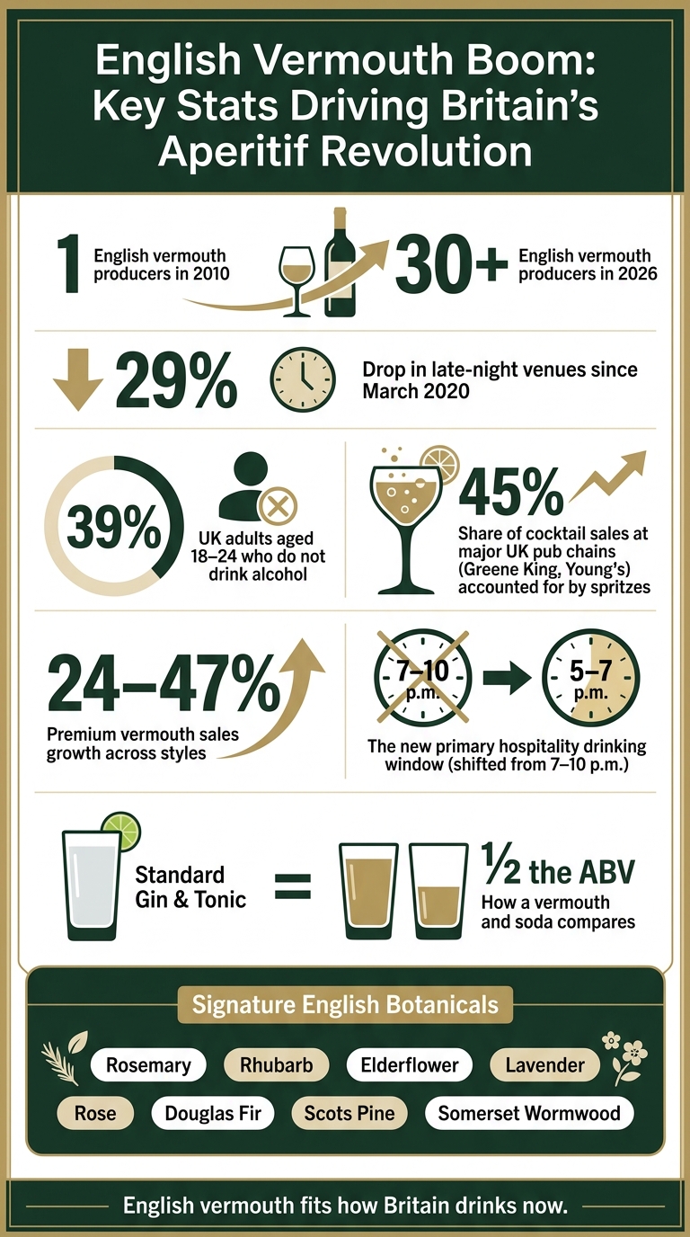 English Vermouth Boom: Key Stats Driving Britain's Aperitif Revolution