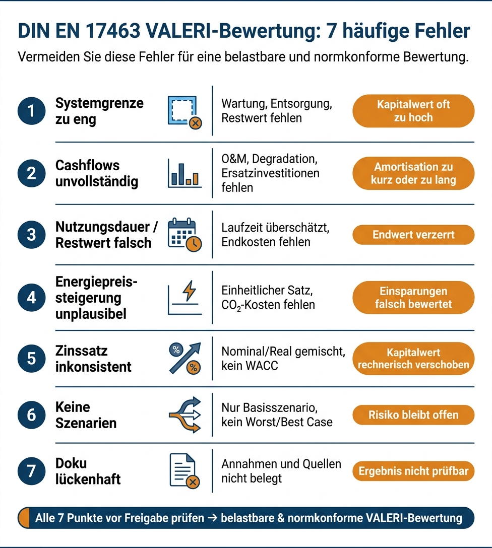 DIN EN 17463 VALERI: 7 h&auml;ufige Fehler & ihre Folgen
