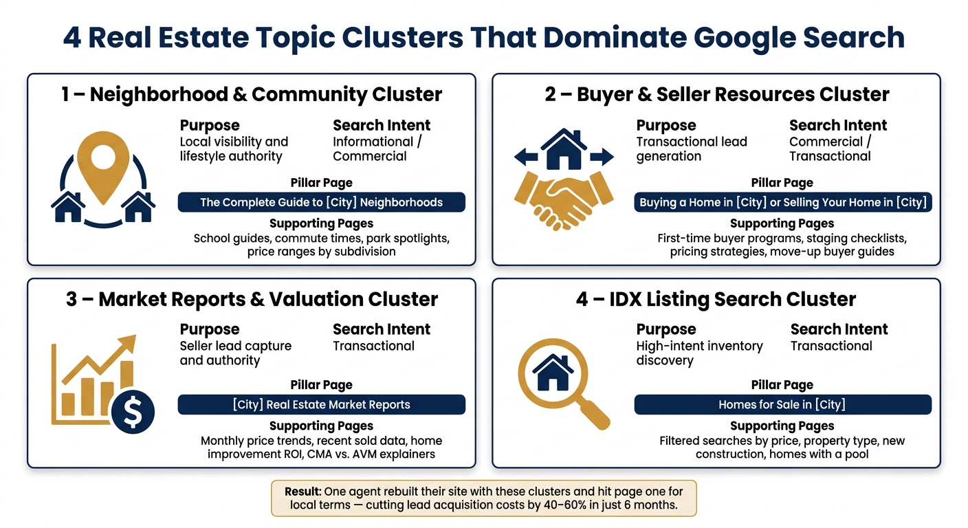 4 Real Estate Topic Clusters That Dominate Google Search
