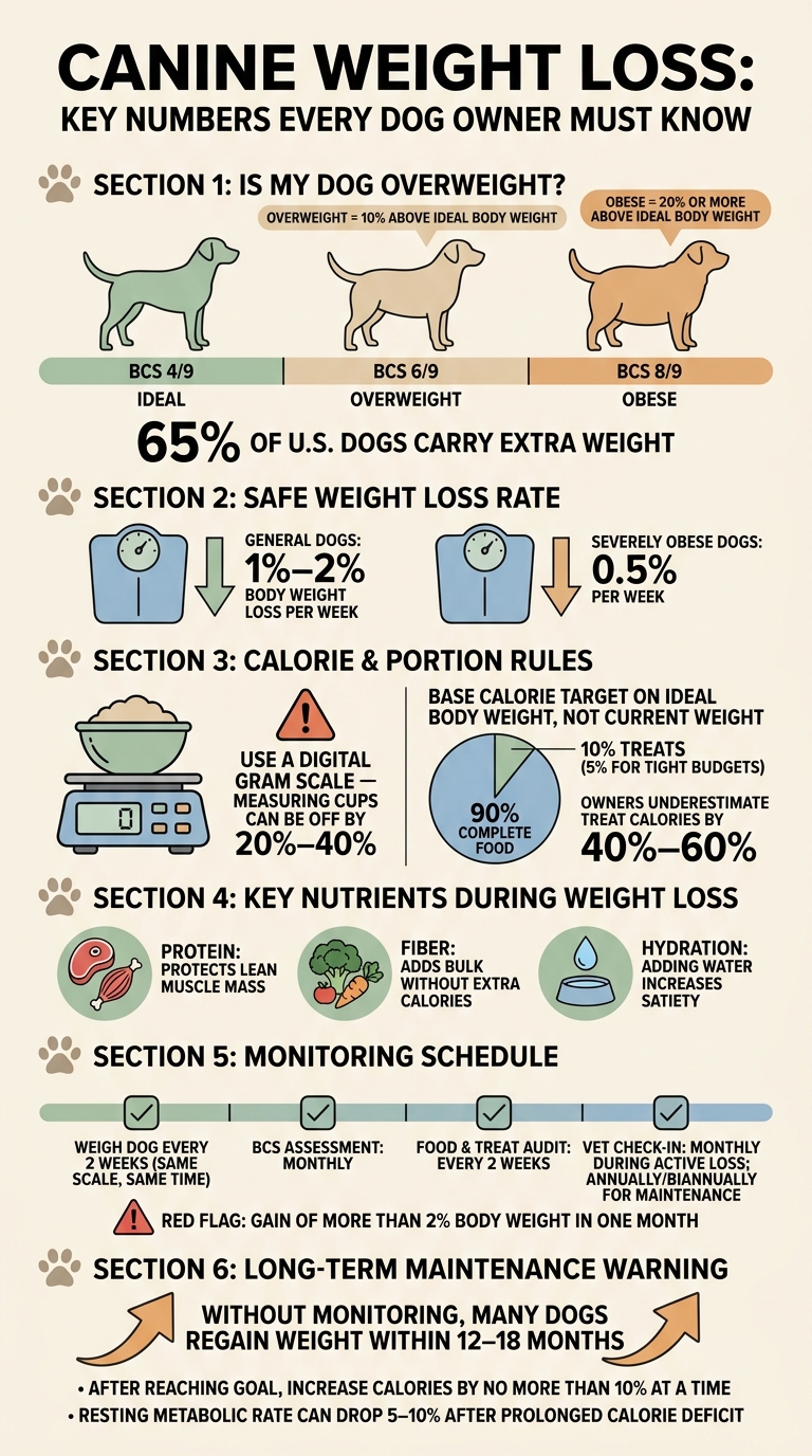 Canine Weight Loss: Key Numbers Every Dog Owner Must Know