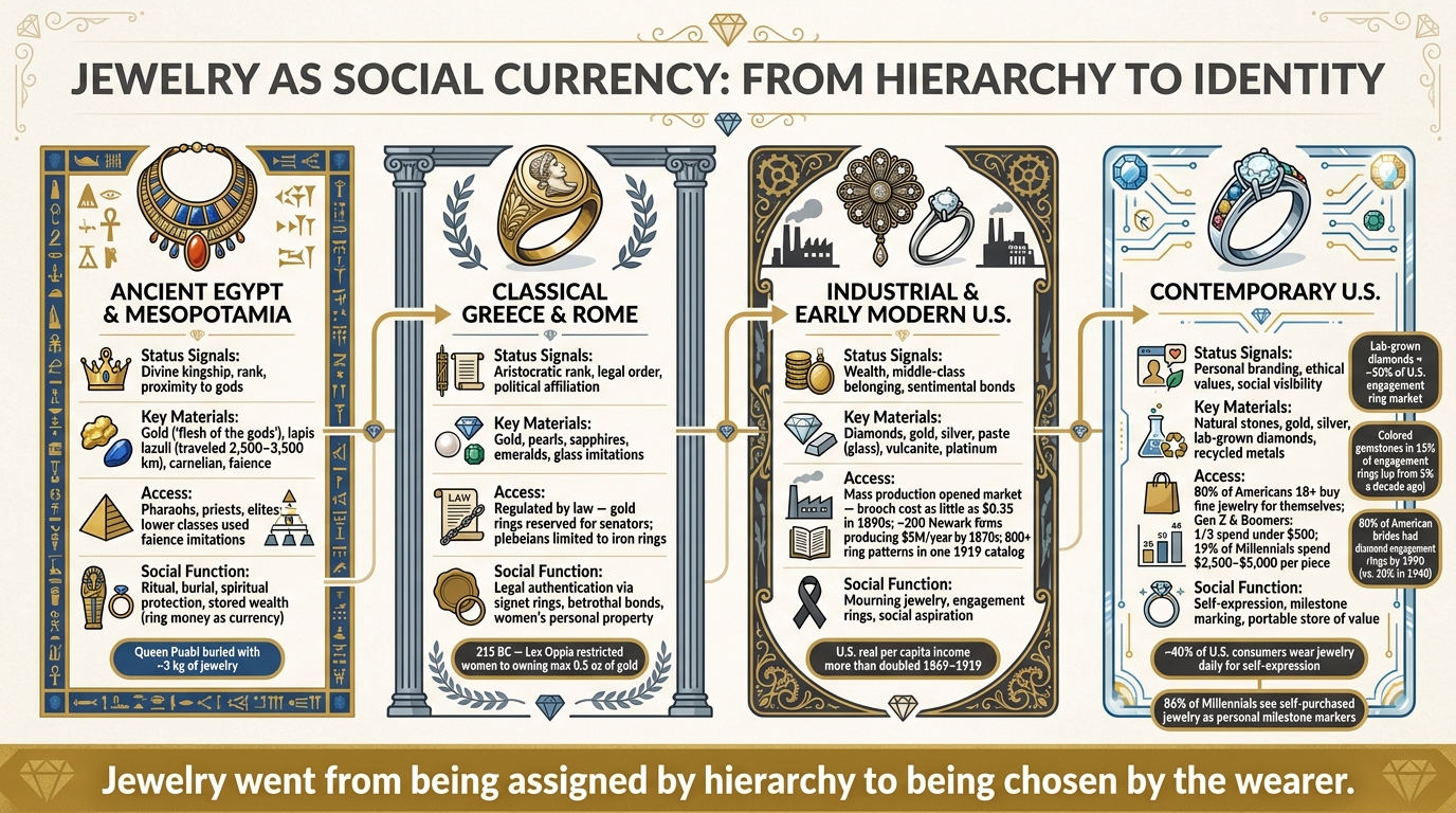 Jewelry as Social Currency: How Its Meaning Evolved Through History