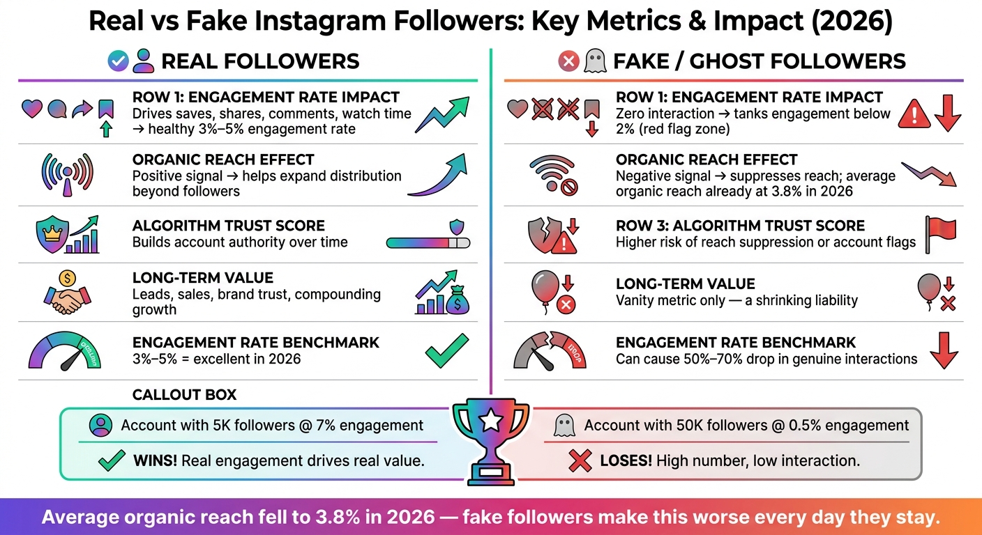 Real vs Fake Instagram Followers: Key Metrics & Impact (2026)