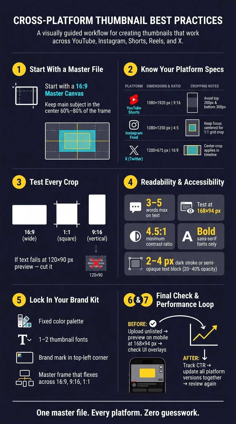 Cross-Platform Thumbnail Checklist: From Master File to Publish