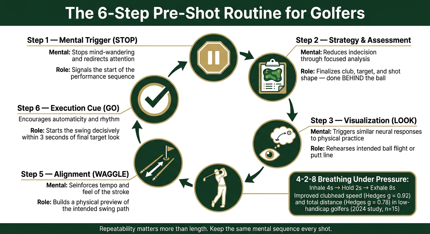 Pre-Shot Routine Steps for Golfers: The STOP S.L.O.W. GO Method