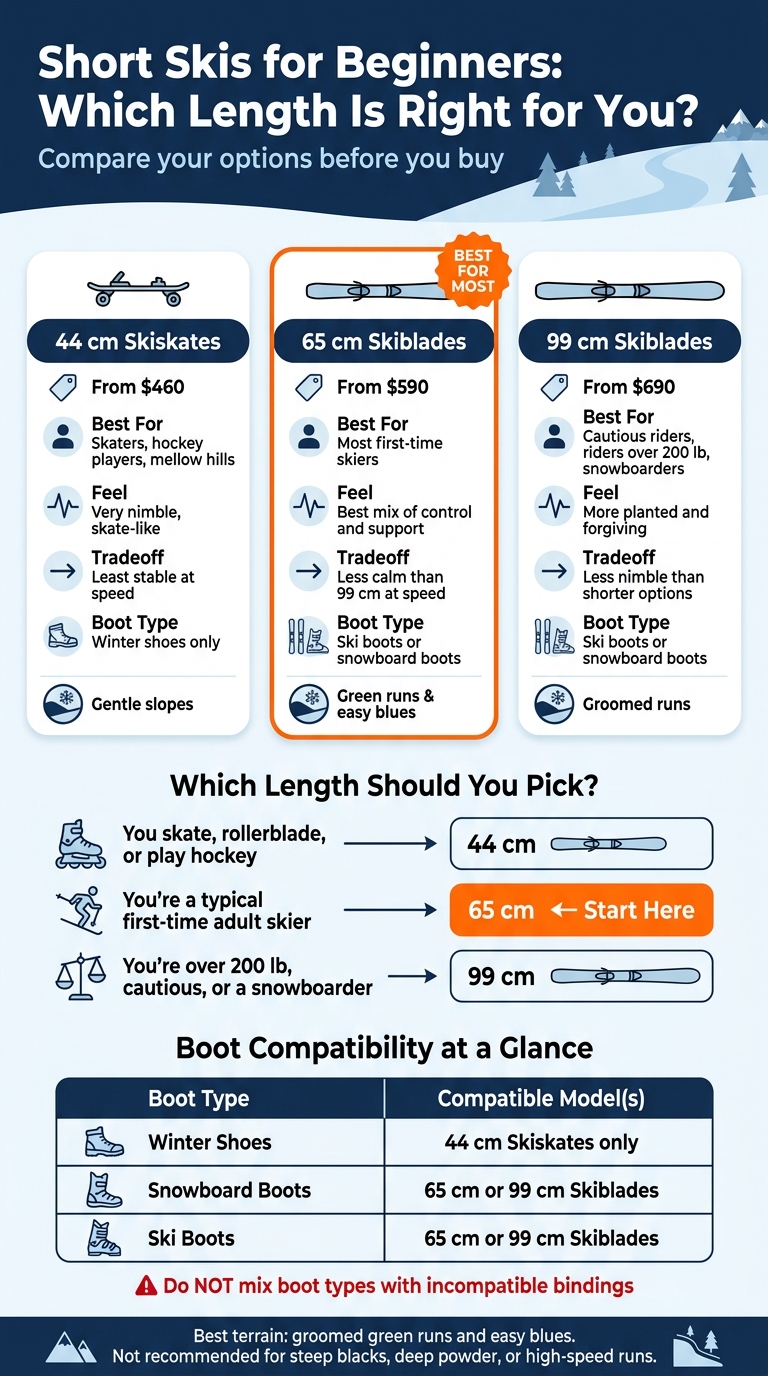 Short Skis for Beginners: Which Length Is Right for You?