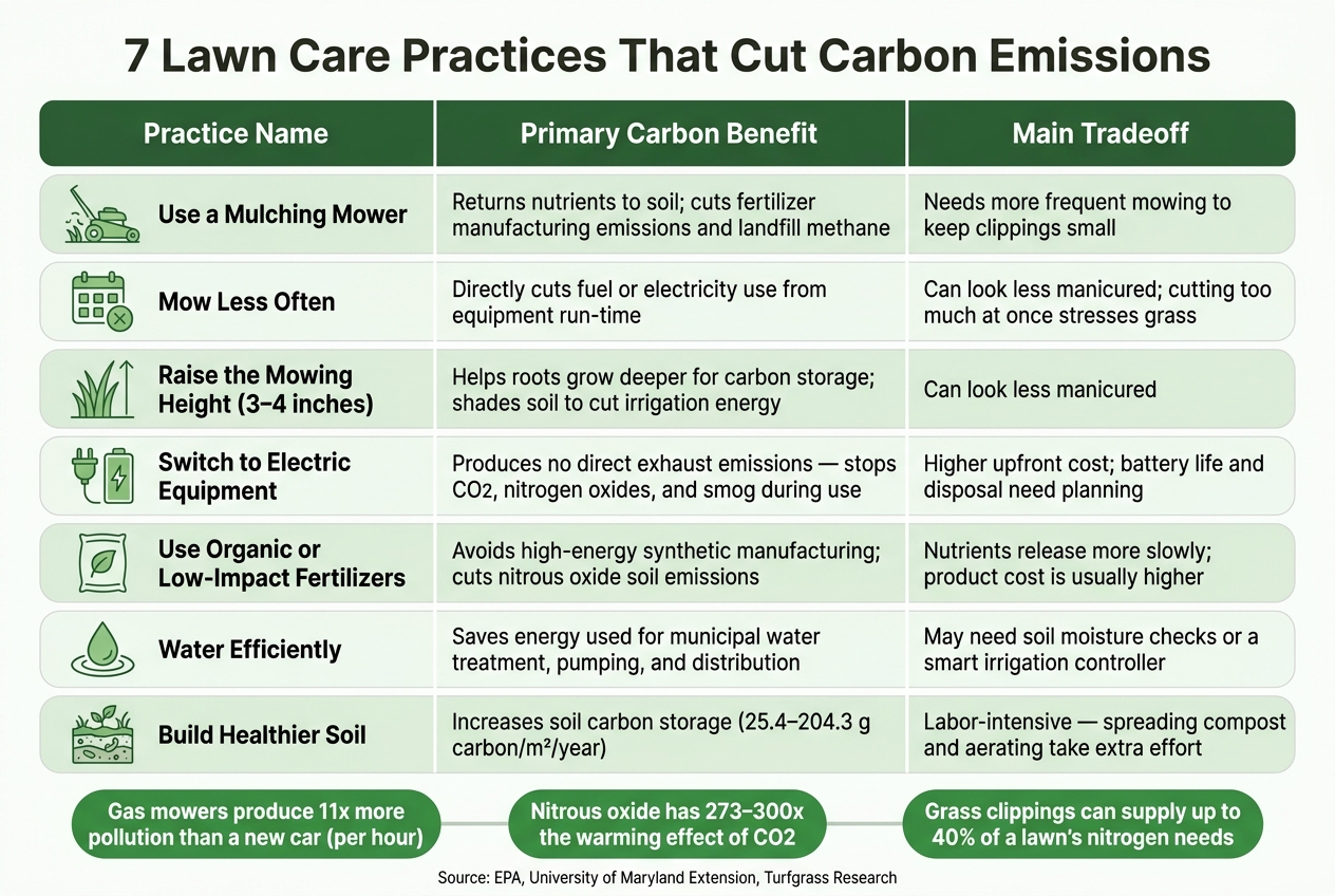 7 Lawn Care Practices That Cut Carbon Emissions