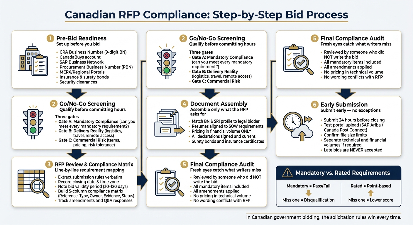 Canadian RFP Compliance: Step-by-Step Bid Process