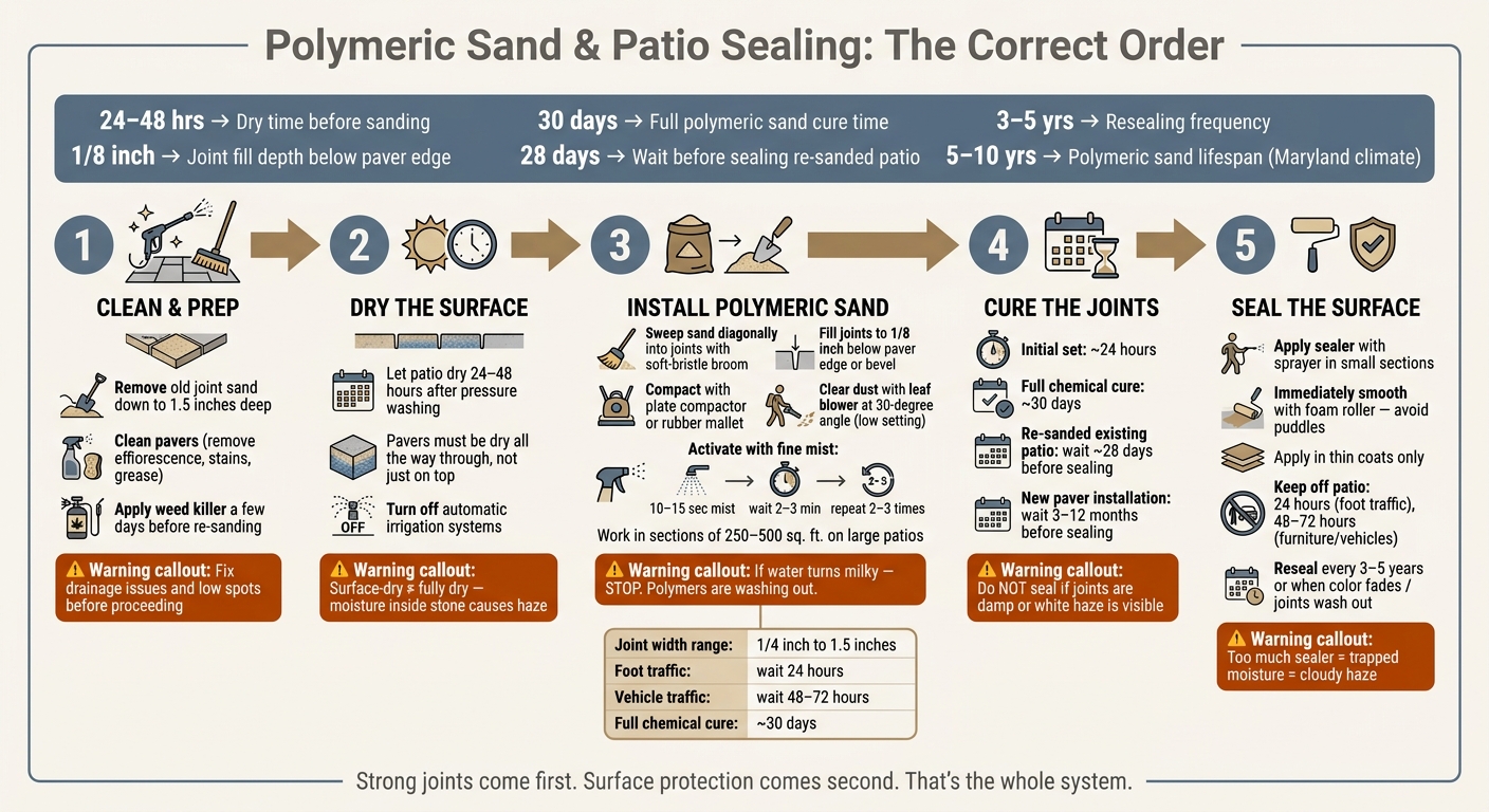 Polymeric Sand & Patio Sealing: Step-by-Step Process Guide