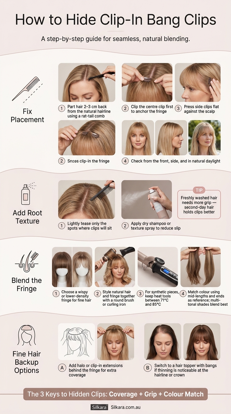 How to Hide Clip-In Bang Clips: Step-by-Step Fix