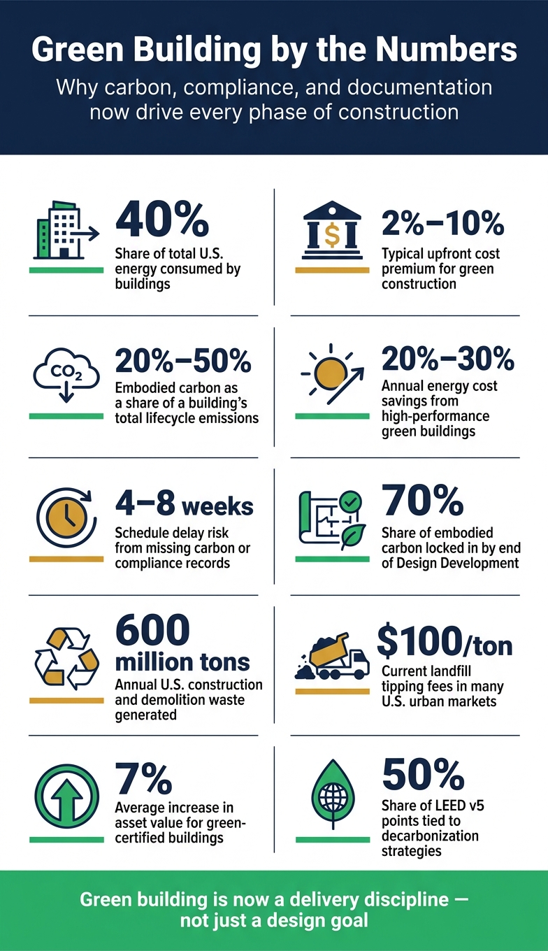 Green Building by the Numbers: Key Stats Every Construction Team Should Know