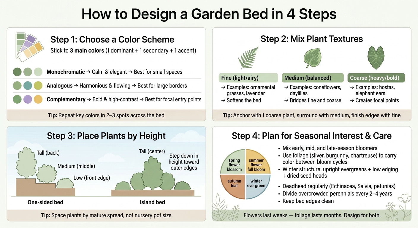 How to Design a Garden Bed: 4-Step Visual Guide