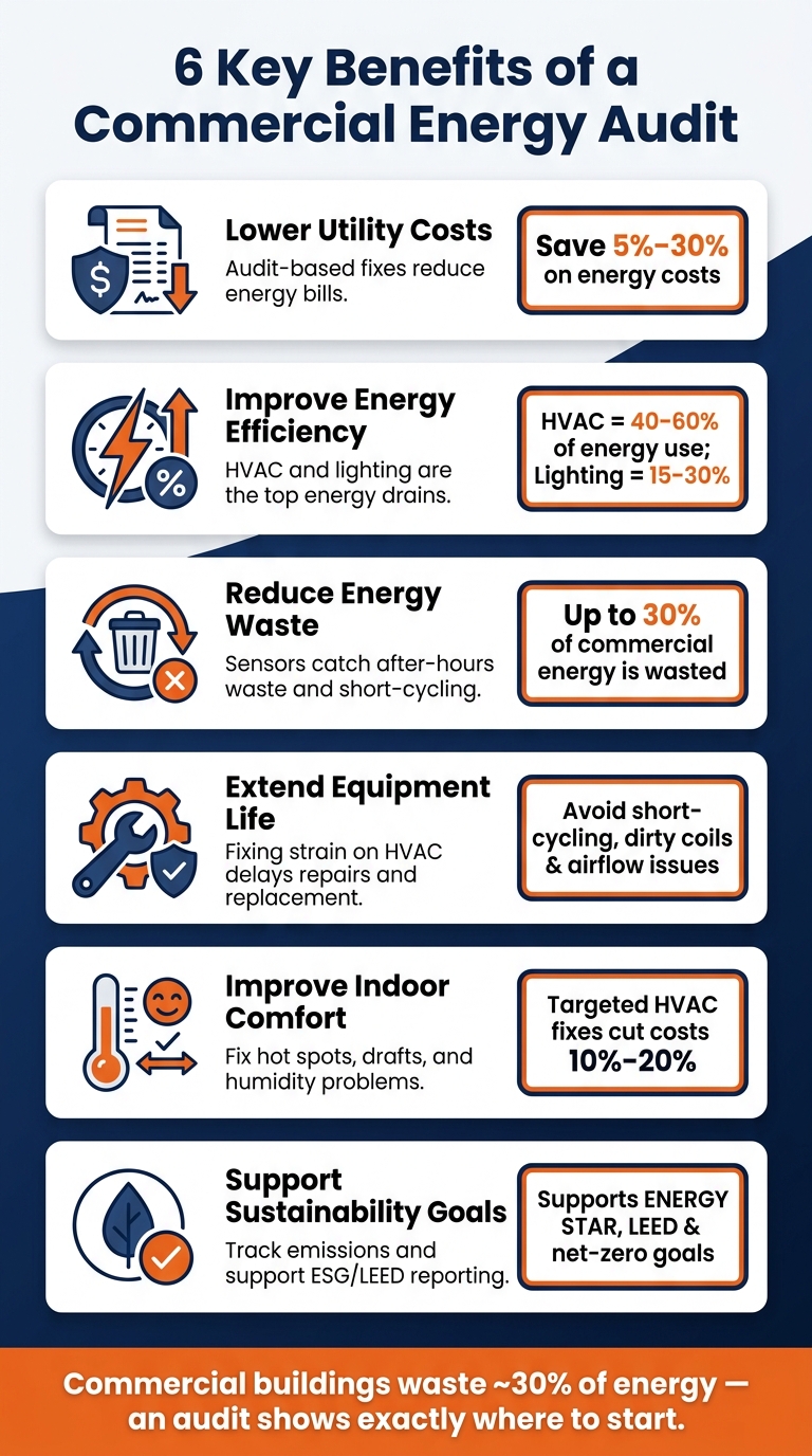 6 Benefits of Commercial Energy Audits: Savings, Efficiency & More