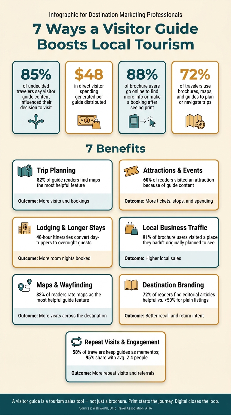 7 Ways a Visitor Guide Boosts Local Tourism [Key Stats]