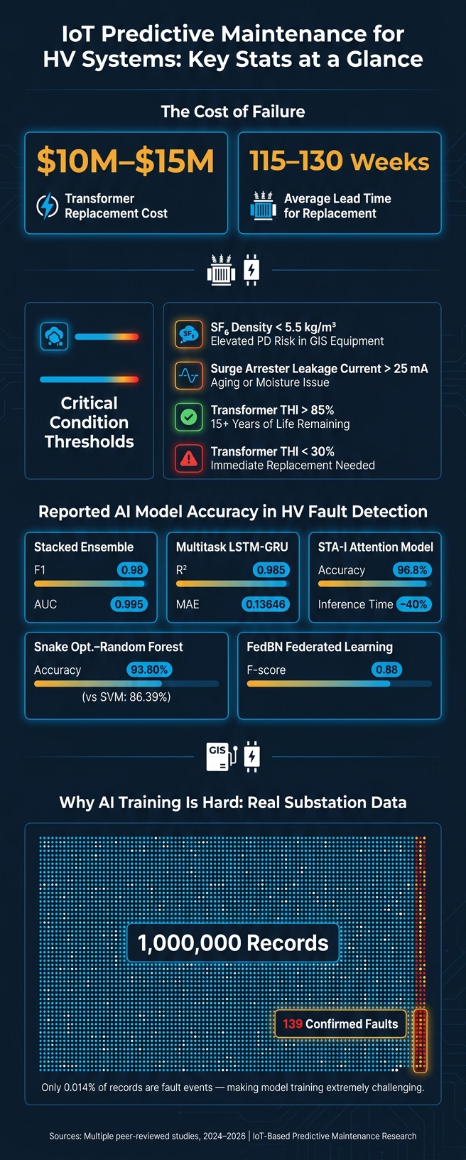 IoT Predictive Maintenance for HV Systems: Key Stats & AI Model Performance