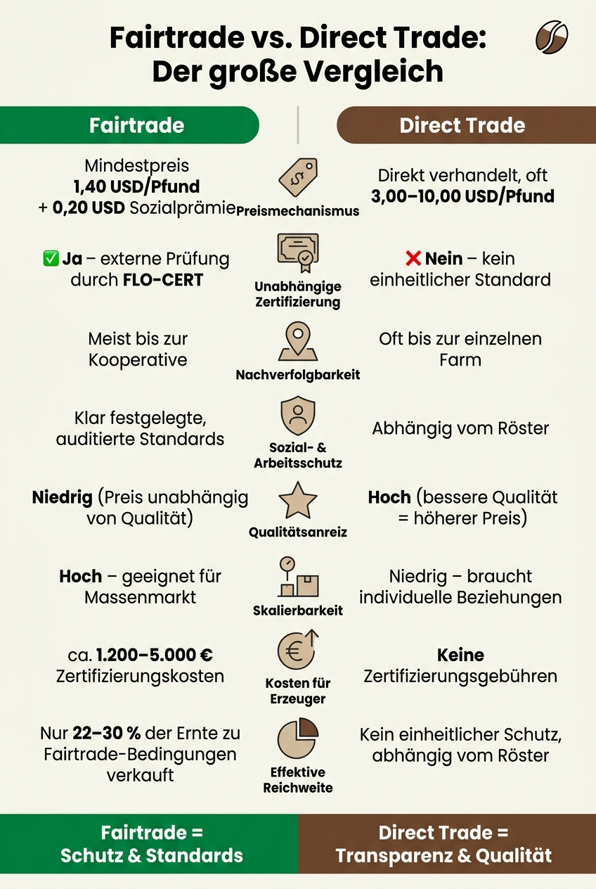 Fairtrade vs. Direct Trade: Der große Vergleich