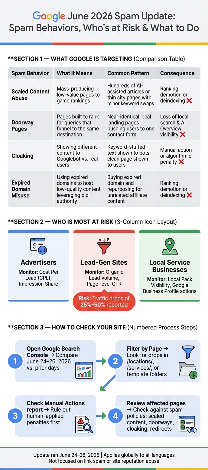 Google June 2026 Spam Update: What's Targeted & Who's at Risk